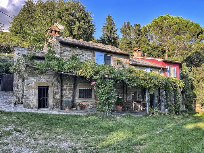 Casa vacanza per 4 persone, con Giardino e Sauna nonché Panorama in Casentino