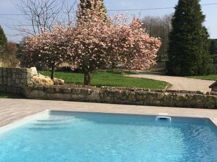 Location de vacances pour 6 personnes, avec piscine ainsi que jardin et vue, animaux acceptés dans Vatteville-la-Rue - 4
