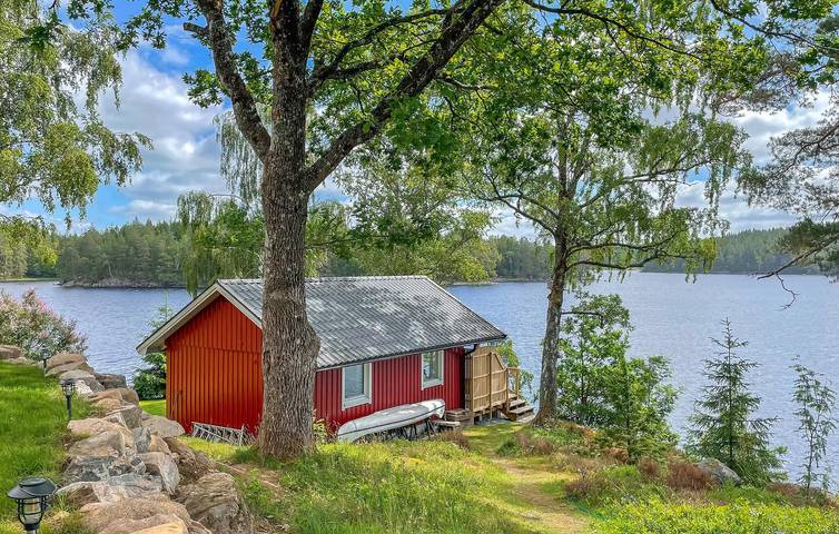 Ferienhaus für 3 Personen mit Terrasse in Borås, Västergötland