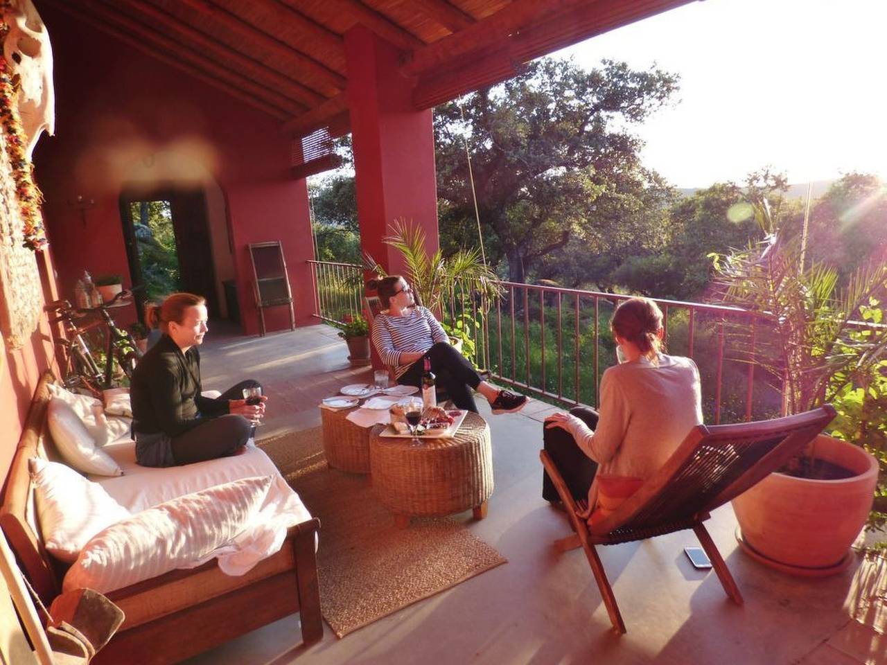 Das Cortijo auf der Finca al-manzil in Montánchez, Provincia de Cáceres