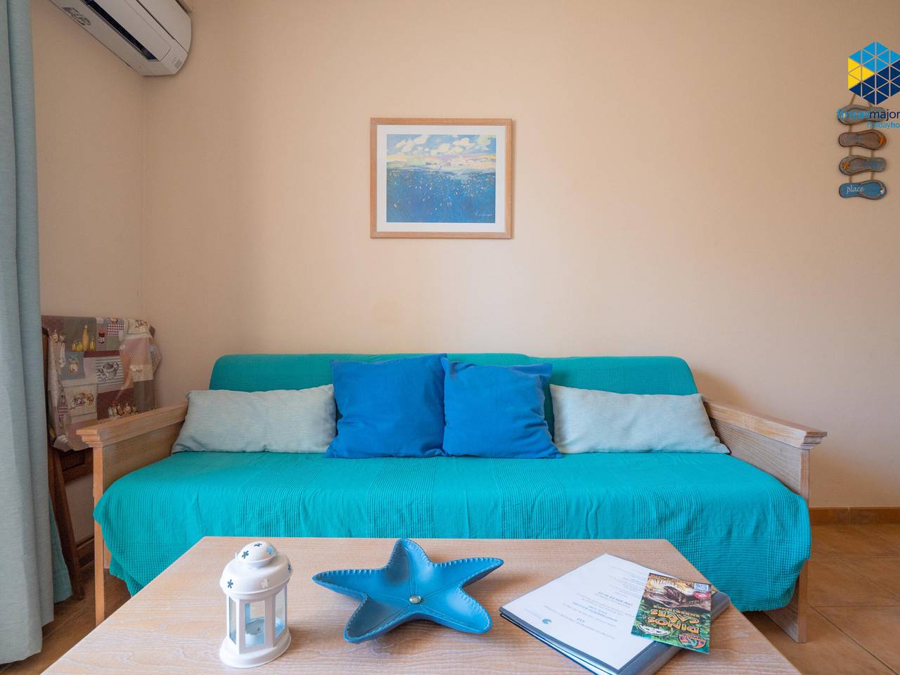 Ganze Wohnung, Charmante Ferienwohnung für 2 Personen, 50m vom Hafen in Colònia de Sant Jordi in Colònia de Sant Jordi, Ses Salines