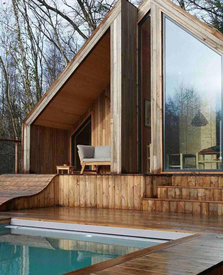 Casa Slow avec sa piscine chauffée au bord du lac in Tourouvre, Parc naturel régional du Perche