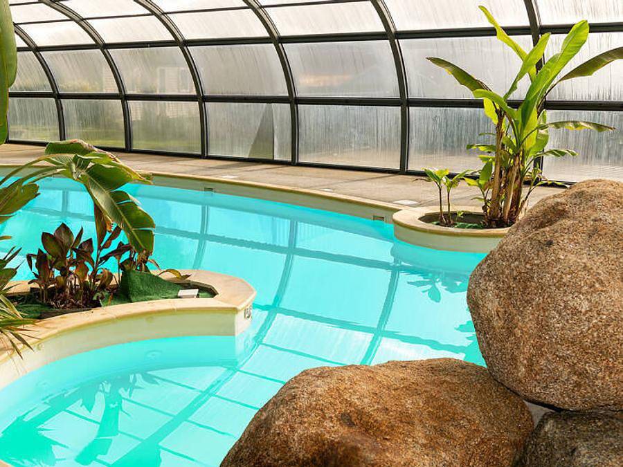 Camping Le Soleil de Saint Sieu (Anciennement Le Villeu) - Mobilhome 6 personnes - Comfort | 3 Ch. | 6 Pers. | Terrasse surélevée | Clim. in Lancieux, Région de Dinan