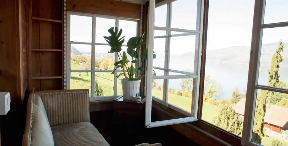 Gîte pour 4 personnes, avec vue et jardin, animaux acceptés à Krattigen - 2