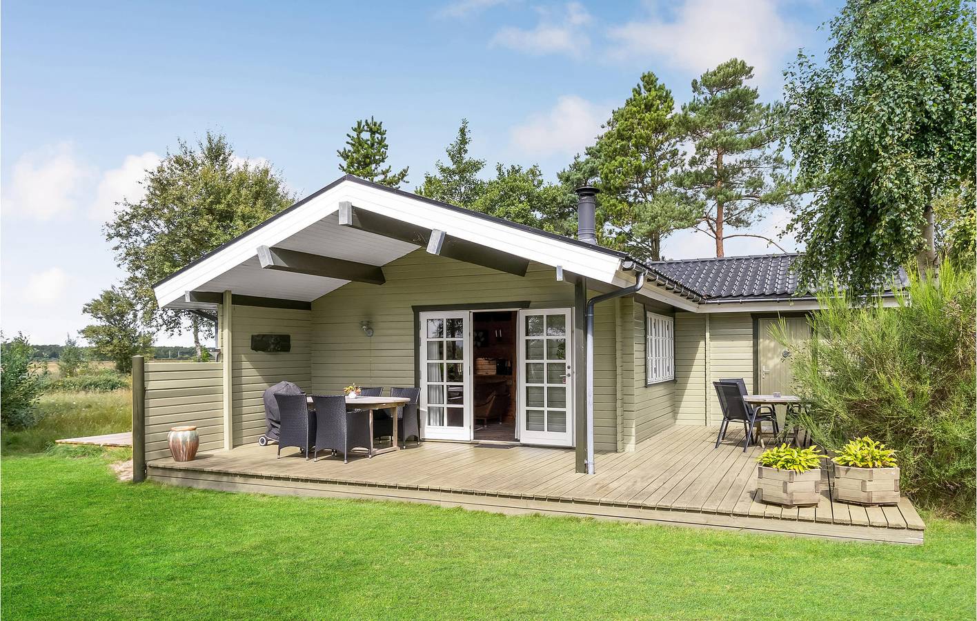 Ferienhaus für 5 Personen mit Terrasse in Napstjert, Jerup