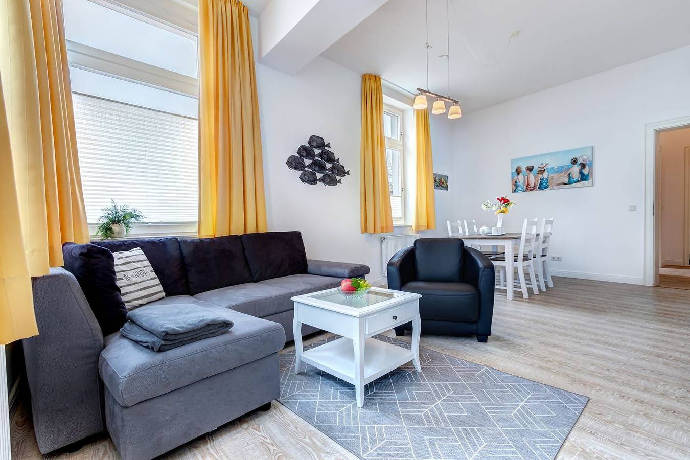 Cały apartament, Haus Meerblick, Whg. 10 in Ahlbeck nahe Strand: Wlan & Parkplatz in Drei Kaiserbäder, Heringsdorf