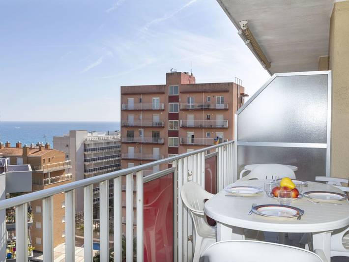 Vakantieappartement voor 3 personen, met Terras en Tuin in Blanes