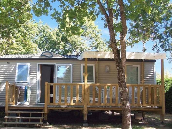 Camping Oléron Loisirs   - Mobilheim 6 personen - Freizeit 3 Schlafzimmer - Tv in Saint-Georges-d'Oléron, Côte de Beauté