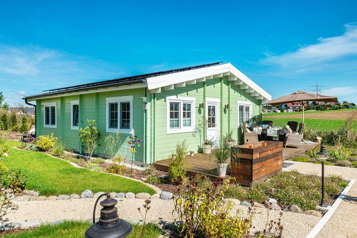 Ferienhaus für 4 Personen, mit Garten und Kinderpool in Sauldorf