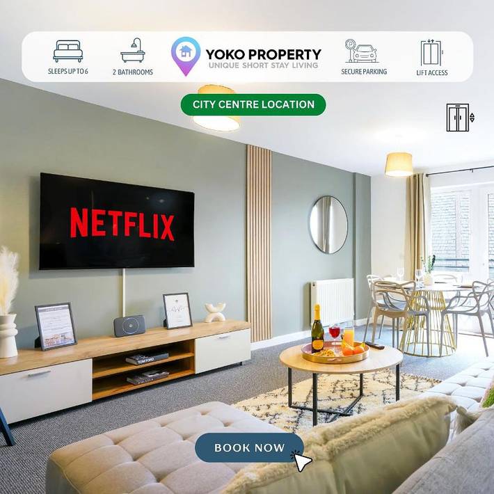 Apartment for 6 people, with balcony in Northampton