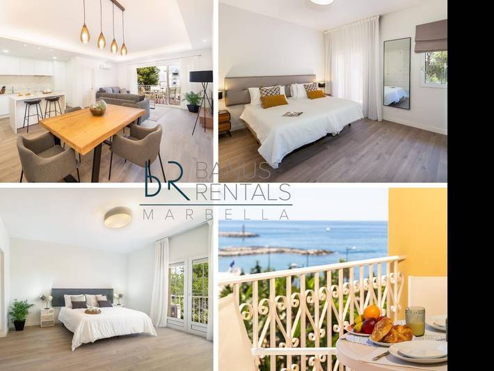 Appartement voor 4 personen, with Uitzicht op zee and Terras as well as Zwembad in Puerto Banús