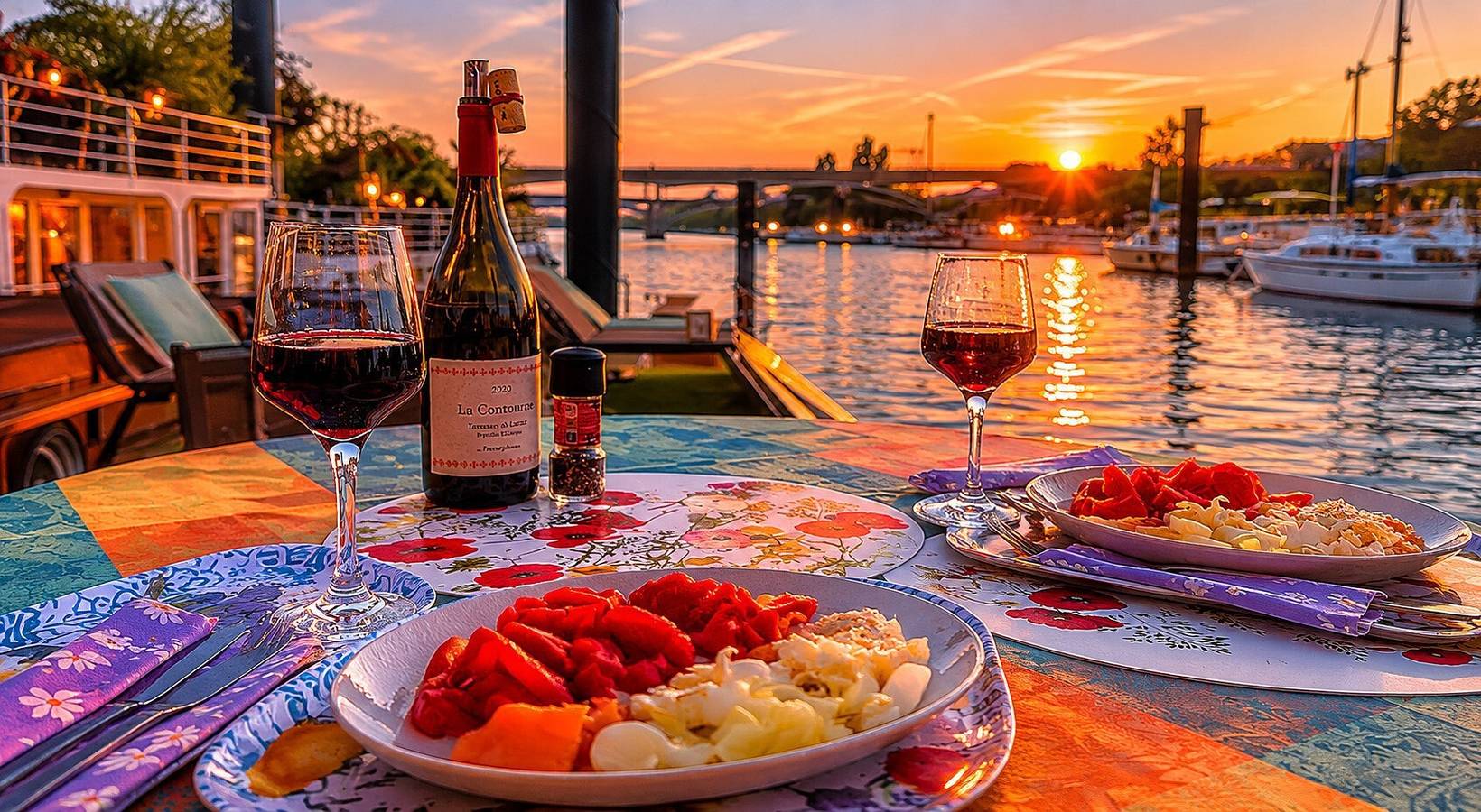 Room on an authentic boat with private terrace and Wi-Fi in Asnières-sur-Seine