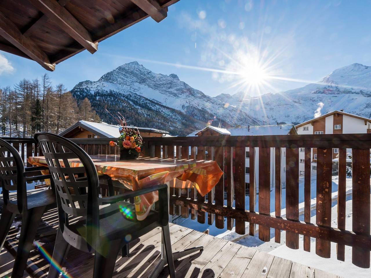 Ganze Ferienwohnung, Chalet Bambi in Saas-Fee, Walliser Alpen