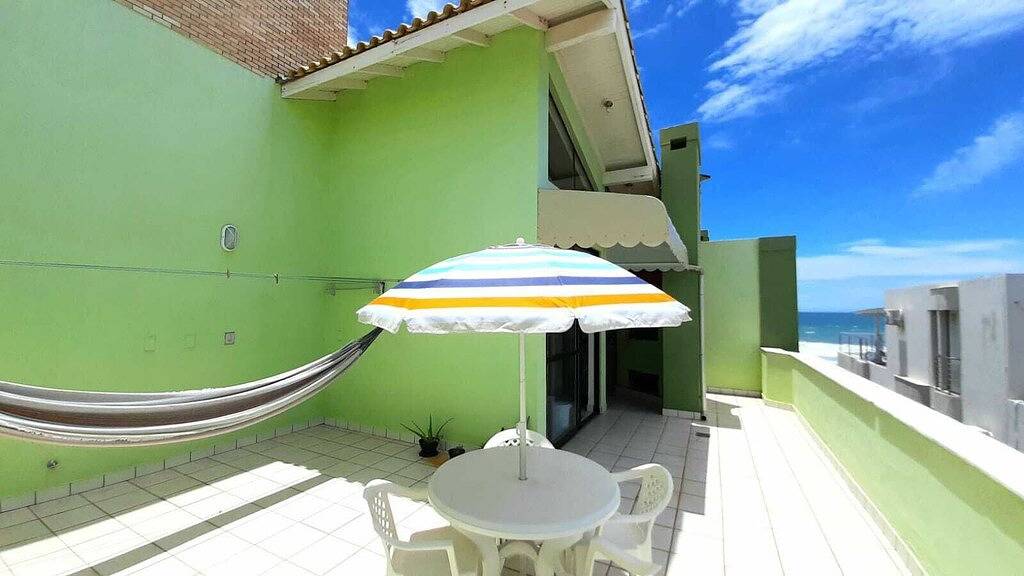 Ganze Wohnung, Apt Duplex Penthouse, Gebäude direkt am Meer !! in Ingleses do Rio Vermelho, Florianópolis