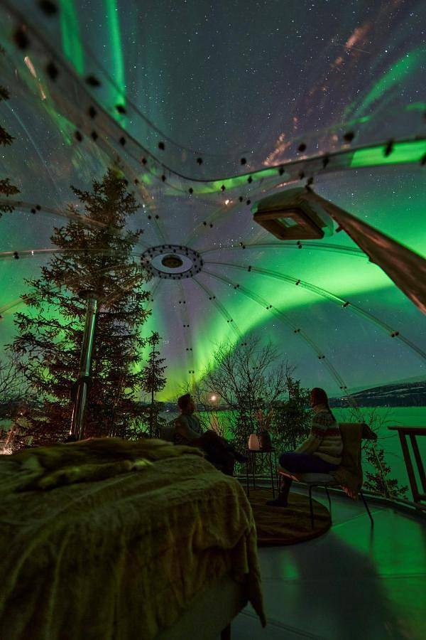 Ferienhaus für 4 Personen, mit Terrasse und Ausblick sowie Garten und Seeblick, mit Haustier in Nord-Norwegen - 4