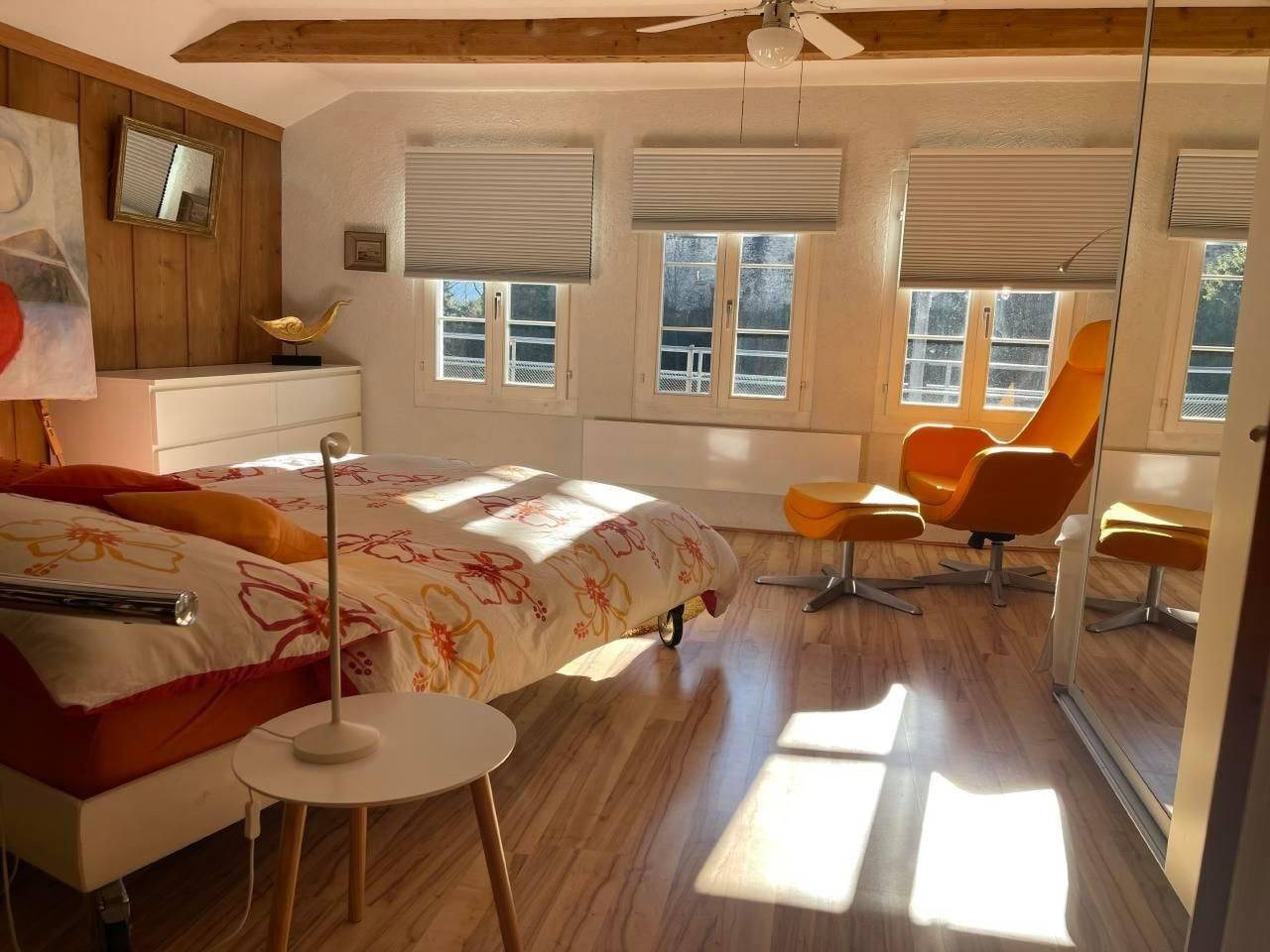 Chalet-Hausteil mit Garten im Dorfkern in Ringgenberg, Berner Oberland