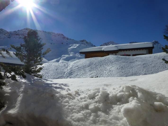 Hütte für 4 Personen, mit Terrasse und Garten in Arosa - 3