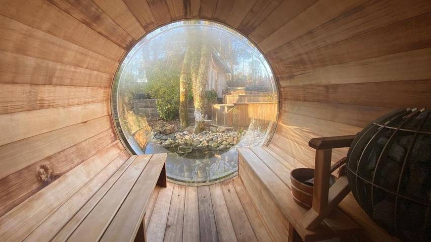 Maison de vacances pour 2 personnes, avec jardin et piscine ainsi que sauna et jacuzzi