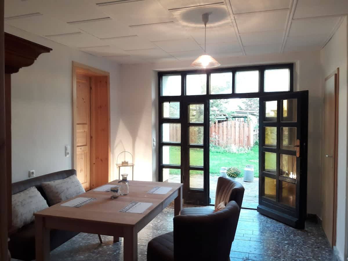 Ganze Wohnung, Ferienwohnung für 4 Personen mit Garten in Teßmannsdorf, Salzhaff