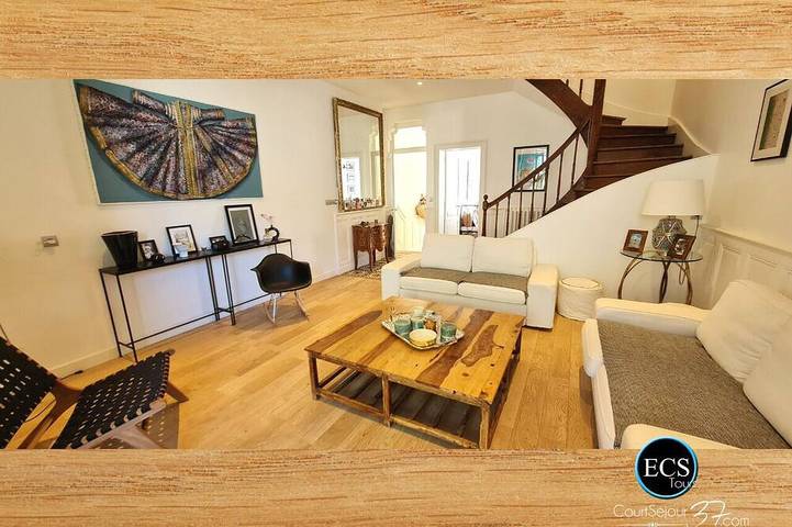 Maison de vacances pour 11 personnes, avec balcon à Tours