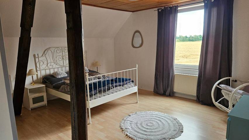 Ferienwohnung für 4 Personen, mit Garten und Ausblick