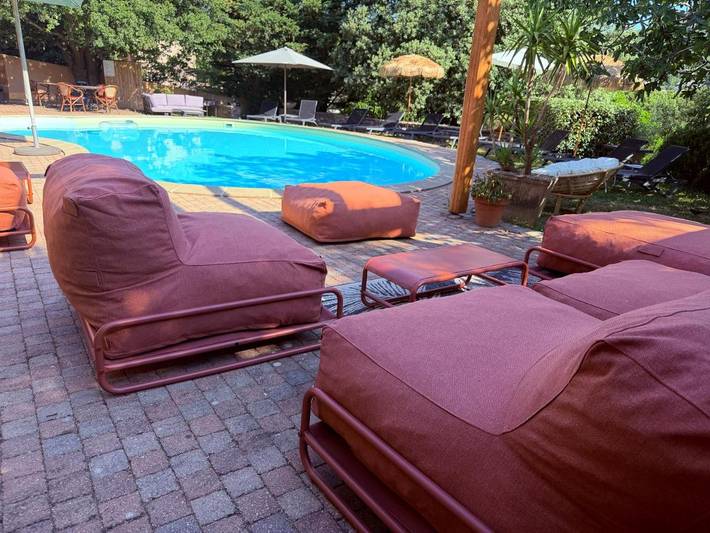 Location de vacances pour 4 personnes, avec Terrasse et Jardin ainsi que Piscine et Vue à Sisco - 2