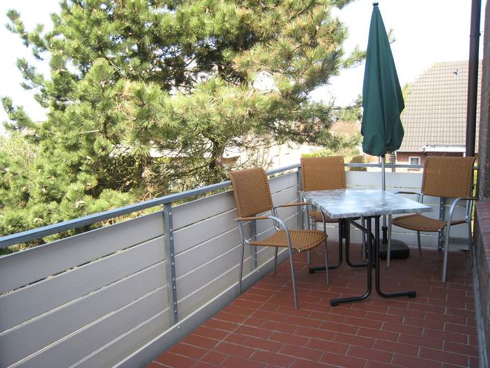 Ferienwohnung für 5 Personen, mit Balkon auf Borkum - 4