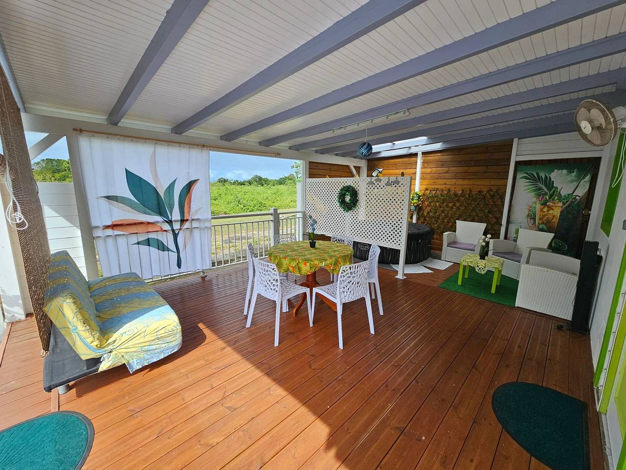 Gemütliches Haus mit Terrasse in Petit-Canal, 45 m² in Petit-Canal, Guadeloupe