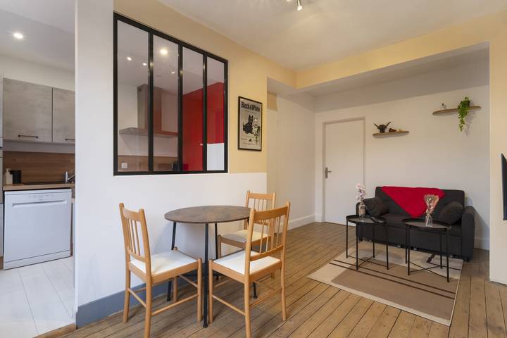 Gîte pour 4 personnes, avec terrasse et jardin, animaux acceptés à Nancy