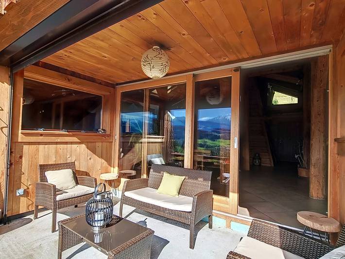 Appartement entier, Bel Appartement à Cordon avec Vue Mont Blanc, Terrasse et Parking in Cordon, Pays du Mont-Blanc