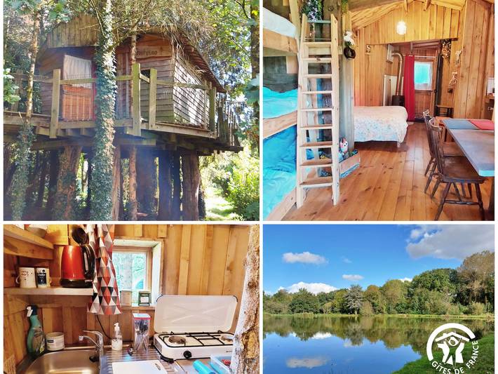 Gîte pour 5 personnes, avec jardin à Saint-Thomas-de-Courceriers