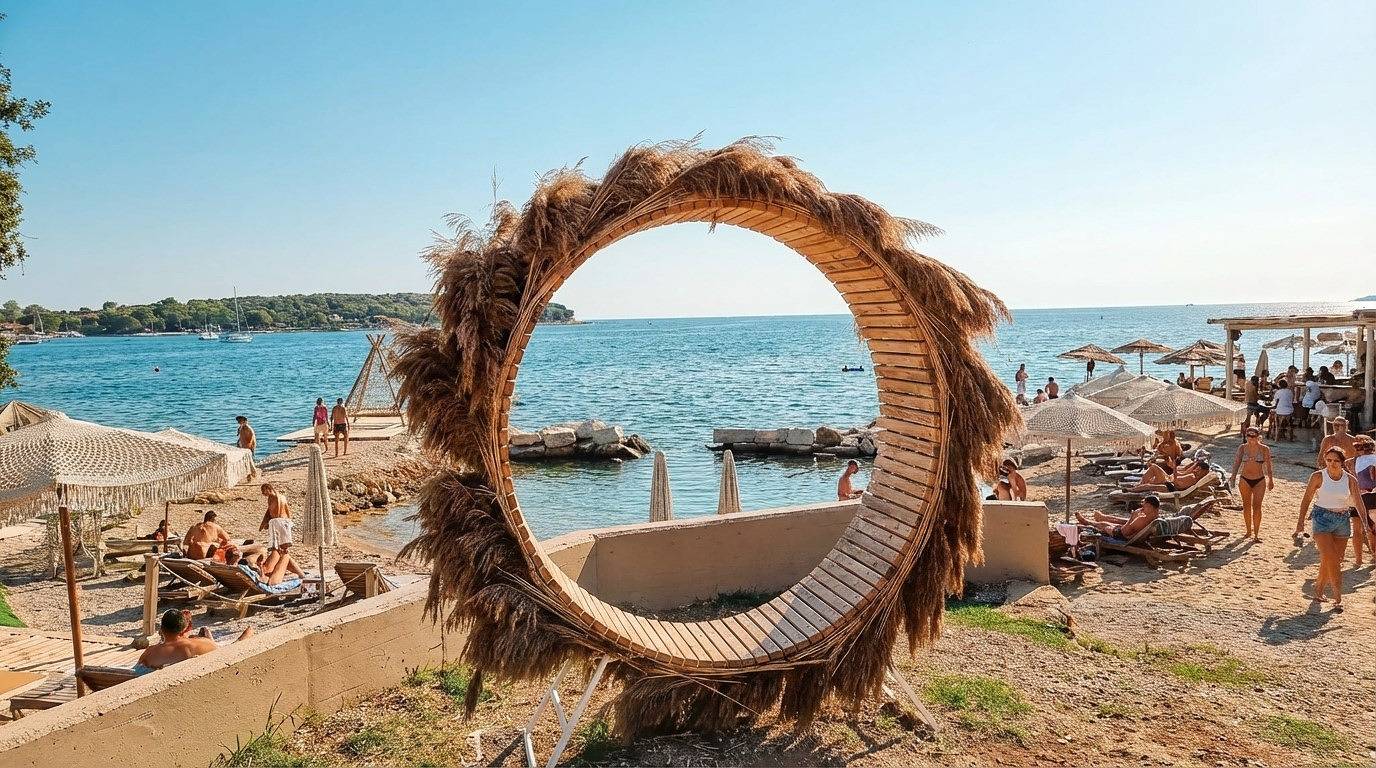 Ganze Wohnung, Ferienwohnung für 4 Personen mit Balkon/Terrasse in Funtana, Vrsar-Funtana