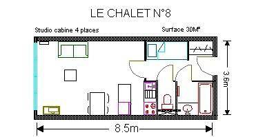 Gîte pour 4 personnes dans Gourette