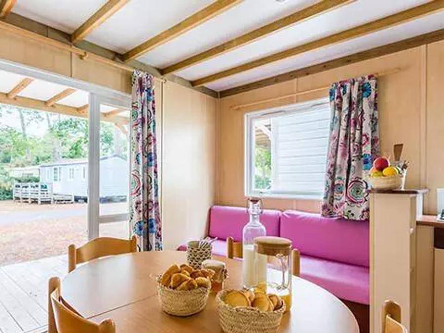 Camping les Chardons Bleus de la Turballe - Chalet 4 personen - Chalet | Classic | 2 Zi. | 2/4 Pers. | Tv in La Turballe, Côte d'Amour