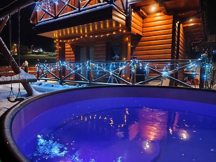 Domek letniskowy dla 8 osób, z widok i widok na jezioro oraz ogród, zwierzęta dozwolone w Jezioro Czorsztyńskie