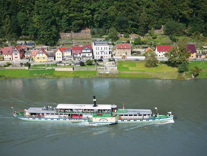 Ferienwohnung für 7 Personen, mit Terrasse und Garten sowie Ausblick in Stadt Wehlen - 4