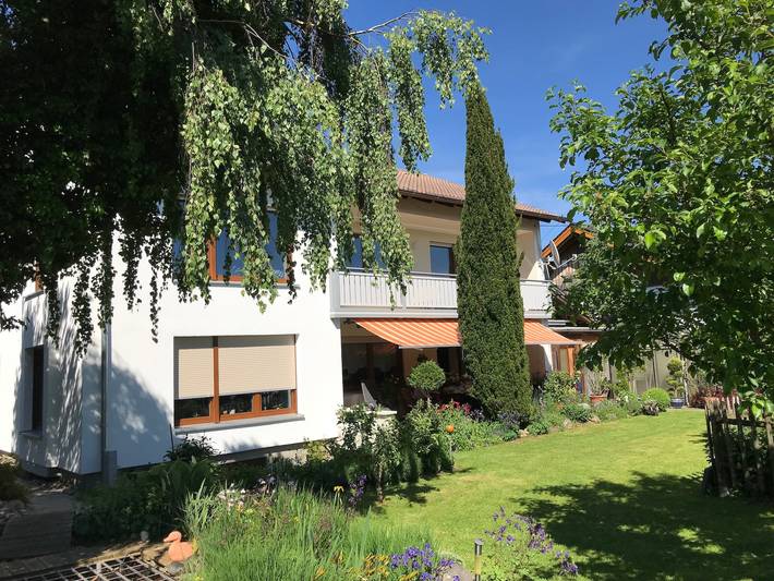 Ferienwohnung für 3 Personen, mit Garten