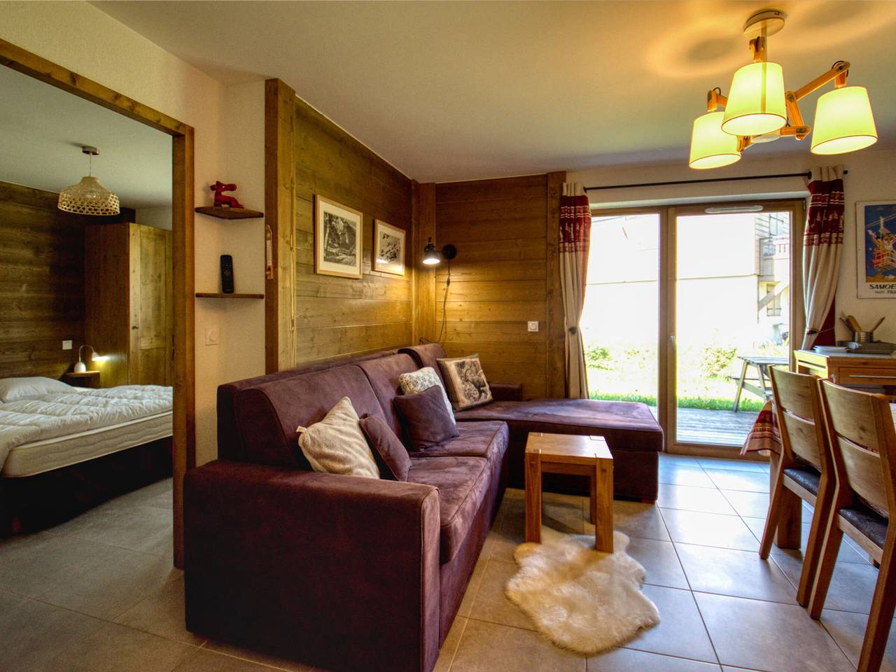 Ganze Wohnung, Schönes Apartment in der Nähe des Lac Bleu mit Shuttleservice und Terrasse in Station de Morillon, Grand Massif