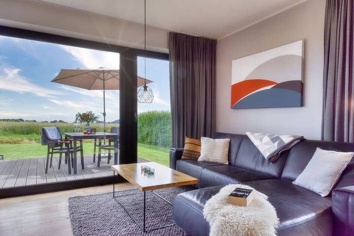 Ferienhaus für 4 Personen, mit Garten und Sauna