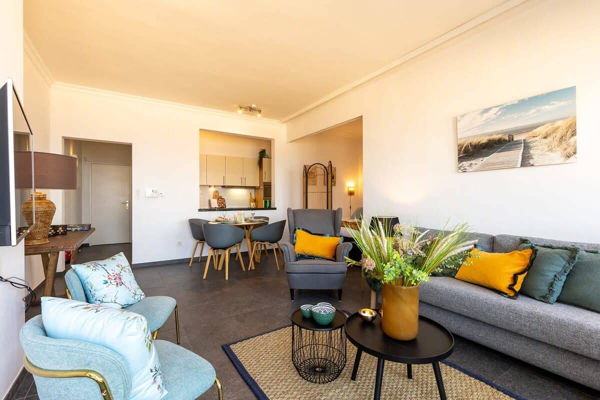 Apartamento entero, Frontal Sea View Studio • Knokke Center - 2 Bikes in Knokke, Knokke-Heist