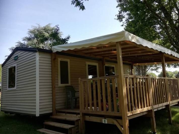 Mobil home pour 6 personnes, avec terrasse