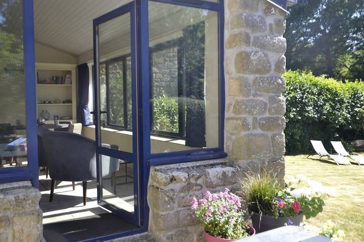 Gîte für 4 Personen, mit Terrasse und Garten sowie Ausblick
