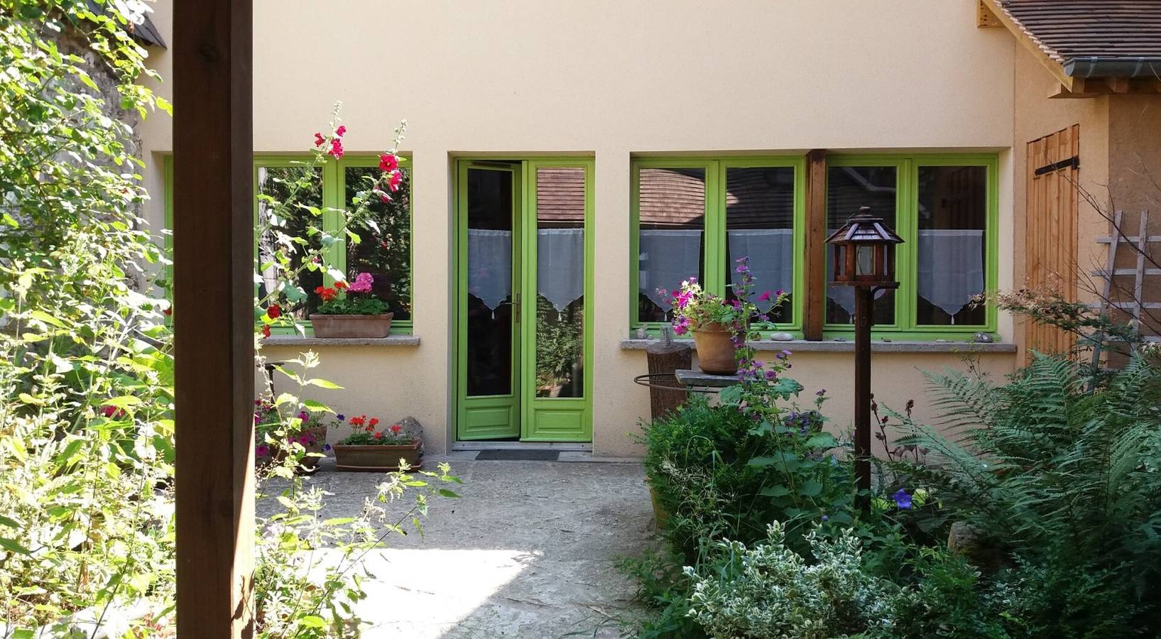 Maison de vacances « La Maisonnette » avec terrasse partagée, jardin commun et Wi-Fi in Les Andelys, Région de Les Andelys