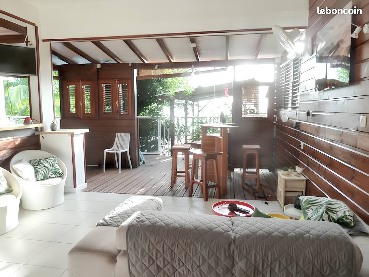 Casa espaciosa en Pointe-Noire con piscina compartida 110 m² in Pointe-Noire, Guadalupe