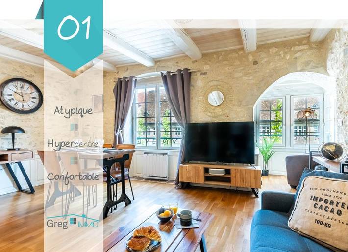 Appartement de vacances pour 4 personnes, avec Vue