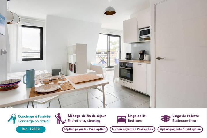 Studio für 2 Personen, mit Balkon in Dinard - 3