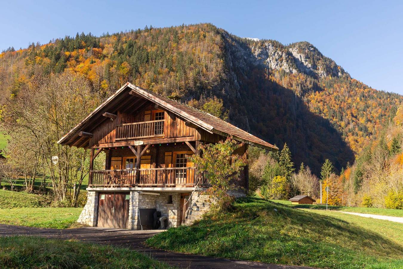 Casa Rural para 6 personas con balcón/terraza in Saint-Jean-de-Sixt, Región de Annecy