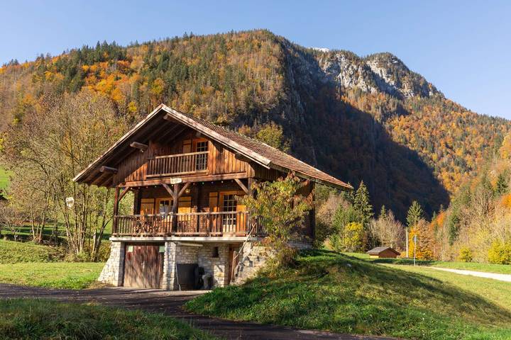 Chalet pour 6 personnes, avec balcon/terrasse