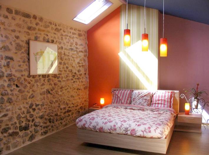 Chambre d’hôte pour 2 personnes, avec Terrasse ainsi que Jardin et Vue