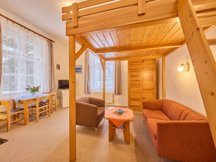 Apartament wakacyjny dla 2 osób, z Taras i Ogród w Jańskie Łaźnie